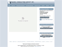 Tablet Screenshot of nadelgroup.com